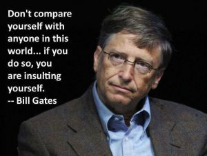 bill-gates-donot-compare-yourself